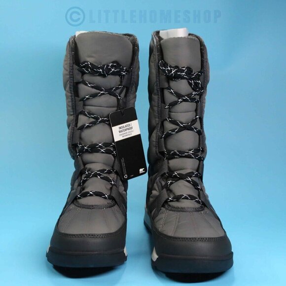 NWT Sorel Whitney II Tall Lace WP Boot in Quarry Gray, Size 7 - Picture 4 of 8